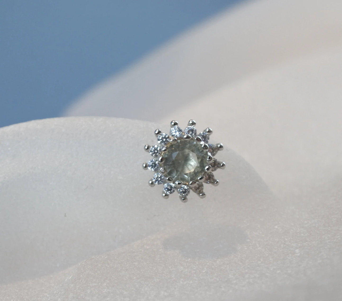 5 mm Libyan Desert Glass Stud Earrings Sterling Silver jewelry tektite Libyan Glass, genuine Impact Glass celestial earrings