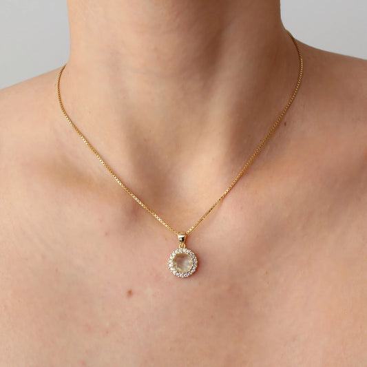 8mm Libyan Desert Glass Pendant Silver jewelry Libyan Glass necklace, real Libyan Desert Glass libyan tektite Authentic libyan desert glass