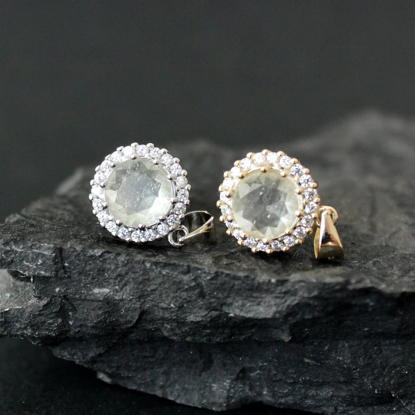 8mm Libyan Desert Glass Pendant Silver jewelry Libyan Glass necklace, real Libyan Desert Glass libyan tektite Authentic libyan desert glass necklace