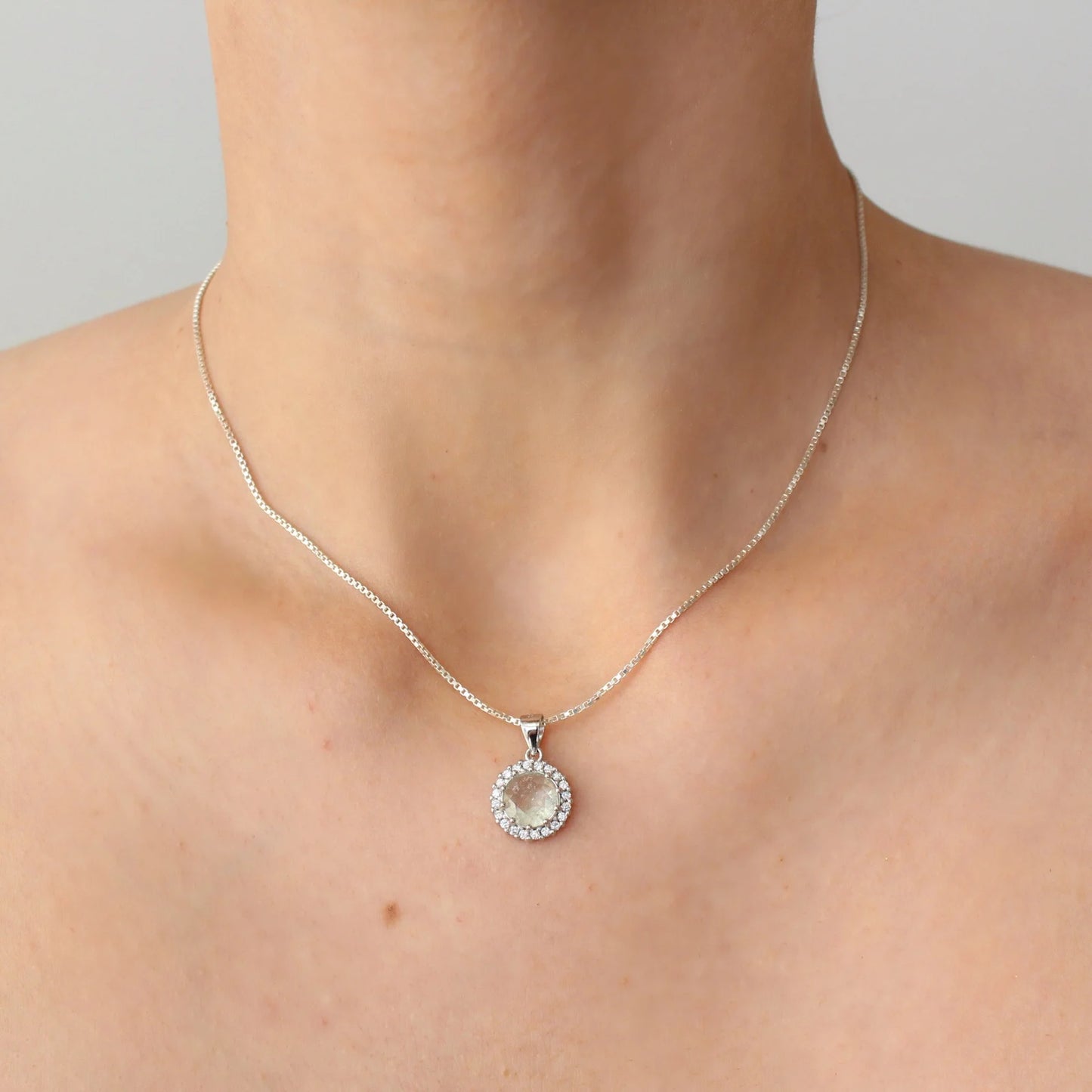 8mm Libyan Desert Glass Pendant Silver jewelry Libyan Glass necklace, real Libyan Desert Glass libyan tektite Authentic libyan desert glass necklace