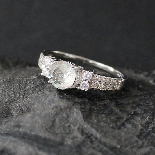 Libyan Desert Glass ring 6mm stone Sterling Silver jewelry Libyan Glass Ring, authentic Libyan Desert Glass jewelry libyan gold tektite ring