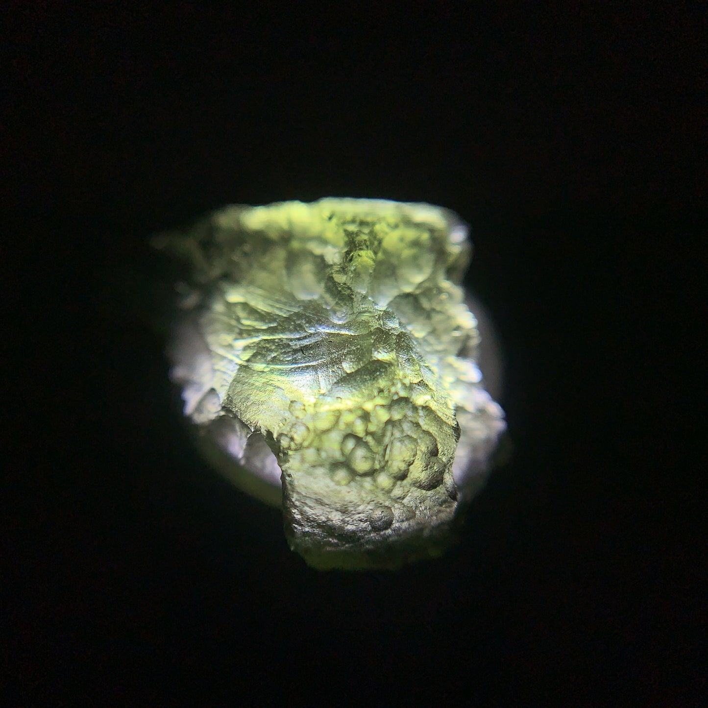 Raw Moldavite Genuine from Czech Republic Tektite 1.35g 6.75ct